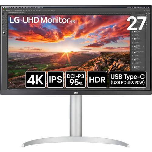 LG Electronics LGエレクトロニクス LG UHD Monitor 4K 27UP850K-W 27