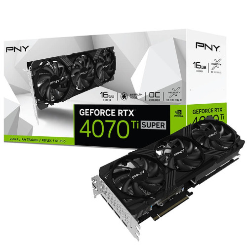 PNY PNY GeForce RTX 4070Ti SUPER 16GB VERTO OC 3FAN