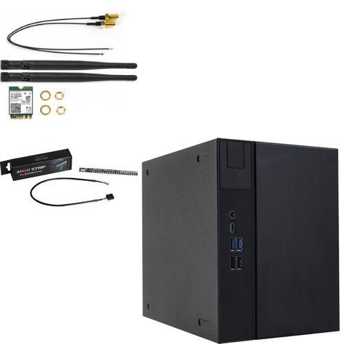 ASRock アスロック DeskMeet X300 + WIFIモジュール + ARGBストリップ