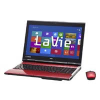 NEC エヌイーシー LaVie L PC-LL750JS1YR(クリスタルレッド) ヤマダ