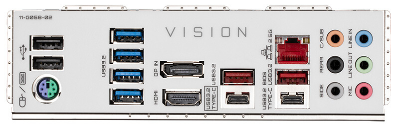 GIGABYTE ギガバイト Z590 VISION G (rev. 1.0)｜ツクモ公式通販サイト