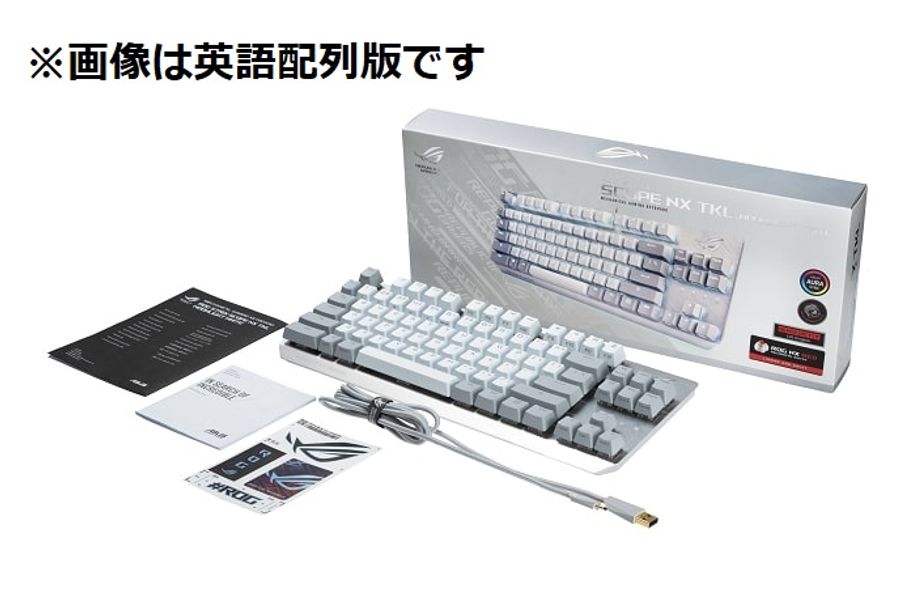 ASUS エイスース ROG Strix Scope NX TKL Moonlight White 日本語配列