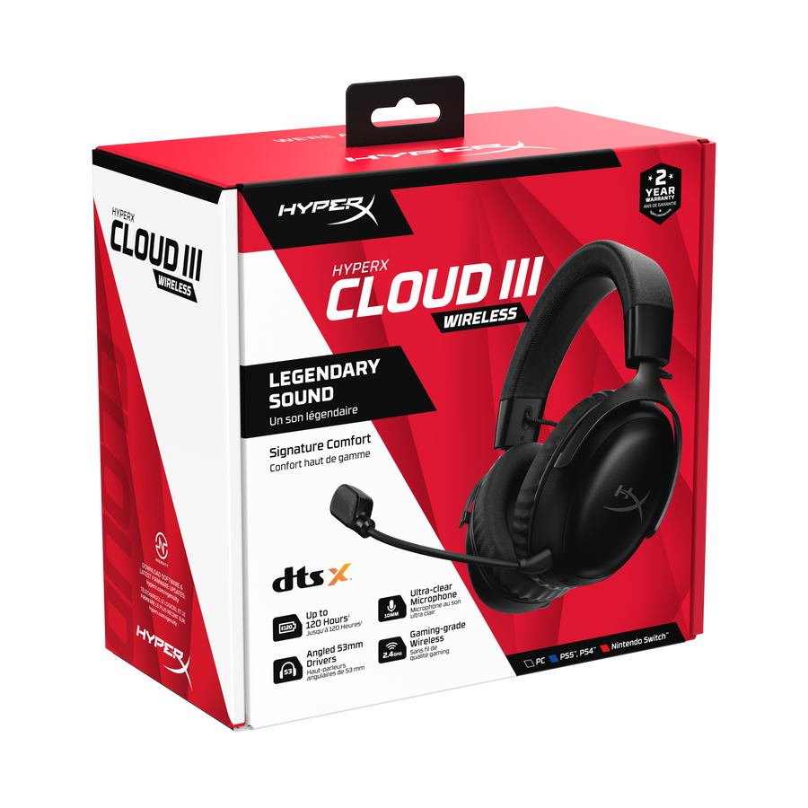 HyperX ハイパーエックス HyperX Cloud III Wireless Gaming Headset