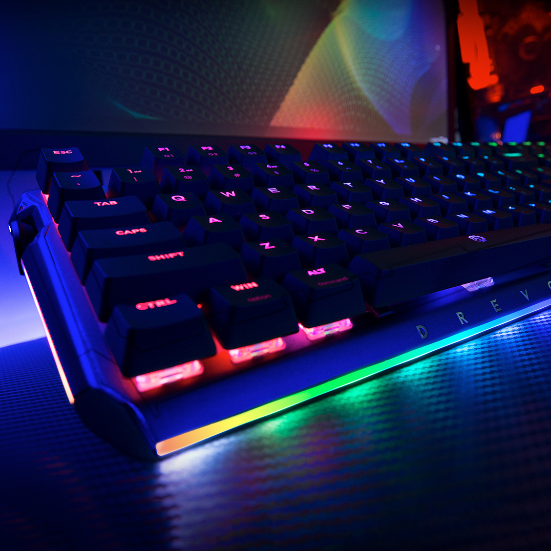 Gateron RGB スイッチ採用のテンキーレスゲーミングキーボードが登場