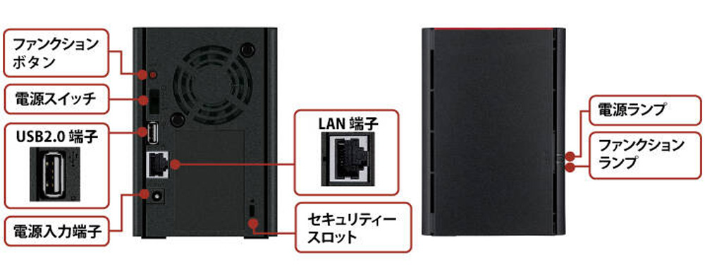 BUFFALO バッファロー LinkStation LS220D0802G [ネットワーク対応HDD