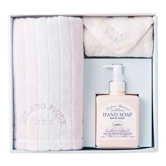 ジェラート ピケ[gelato pique]のタオル2枚＆ハンドソープセットA