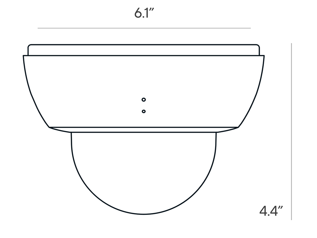 Verkada CD53-E 屋外用Domeセキュリティカメラ