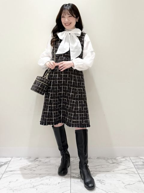 フランドル45周年限定コレクション》リントンツイードワンピース《M