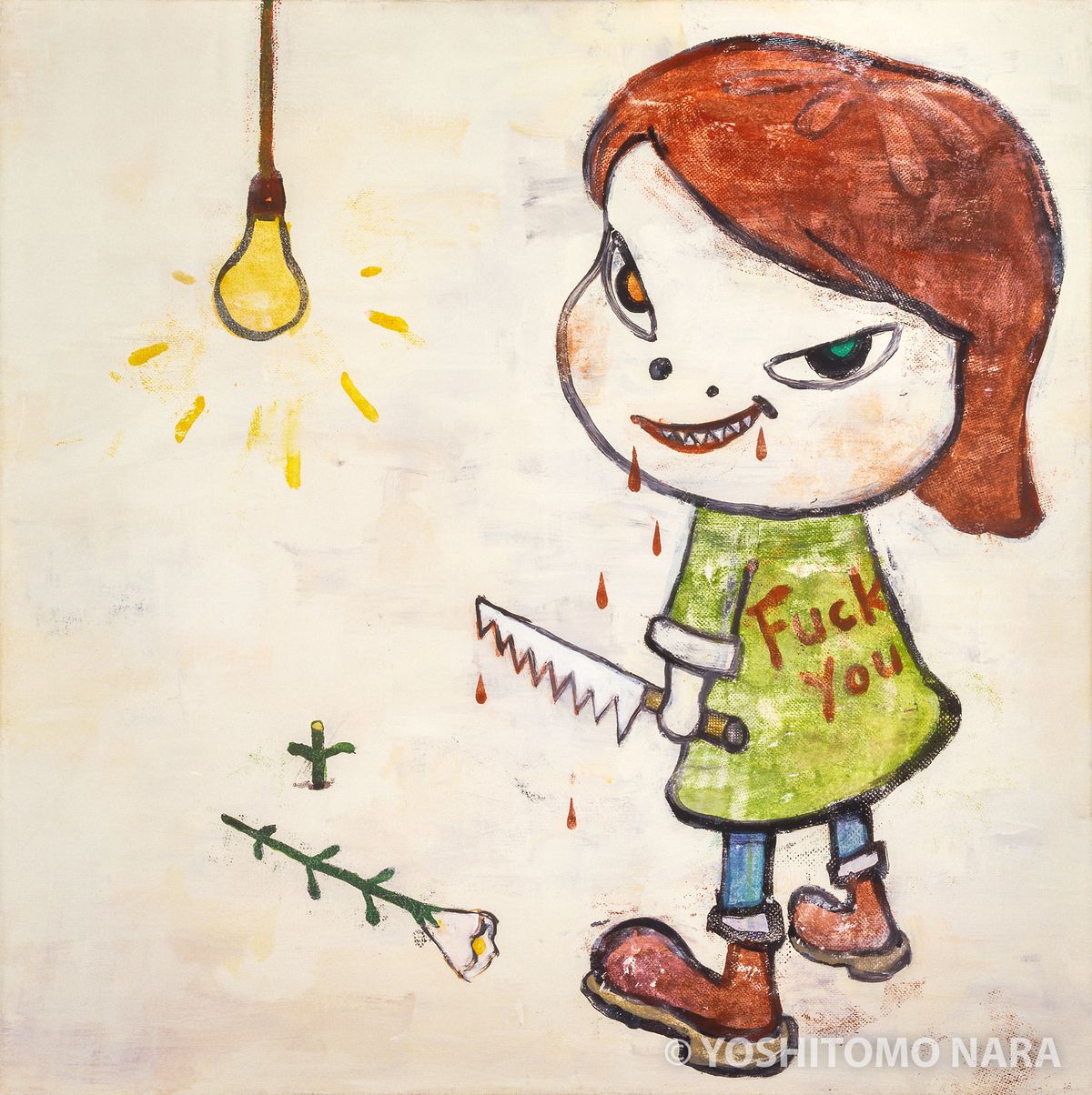 No.YNF1112 - Dead Flower 1994 | YOSHITOMO NARA The Works - 奈良