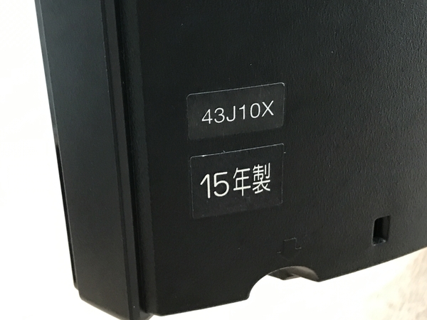 TOSHIBA 東芝 REGZA レグザ 43J10X 液晶テレビ 43V型 4K TV 家電 中古
