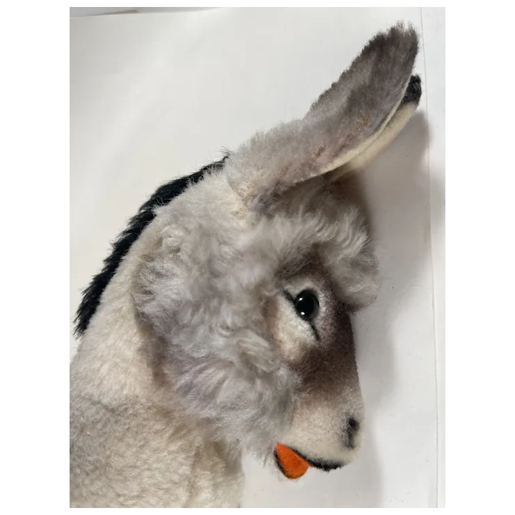 Large Steiff Vintage Grissy Donkey. For Sale at Ruby Lane