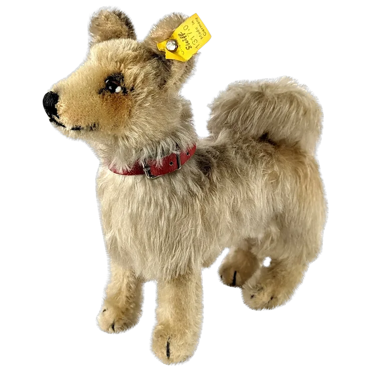 Steiff Laika the Space Dog with IDs 1958 produced 7 inches. For