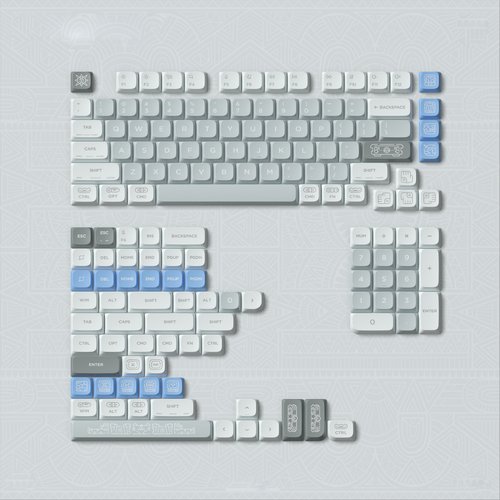 Maya 印象キーキャップ PBT 5 面昇華メカニカルキーボードキーキャップ