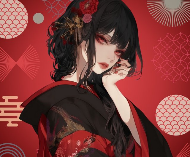 NaChiオリジナルステッカー【座敷童子】 NaChi-artgallery