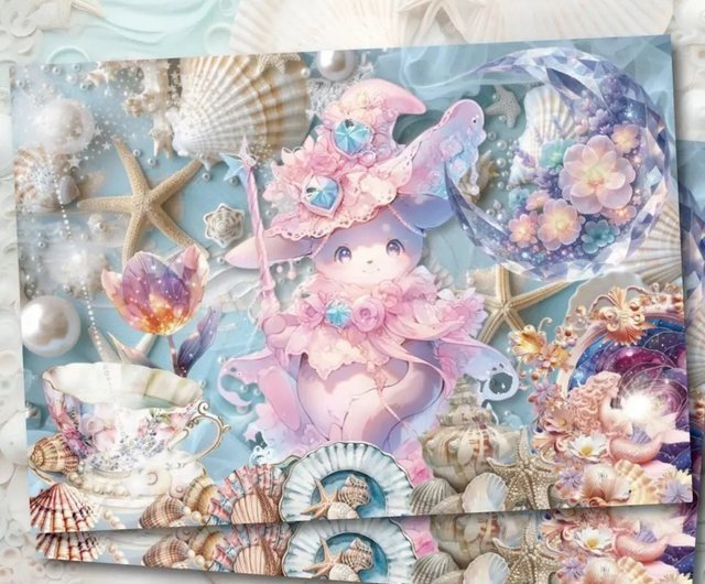 フローラルプリンセスデザインペーパーマーメイドラプソディ nene hope