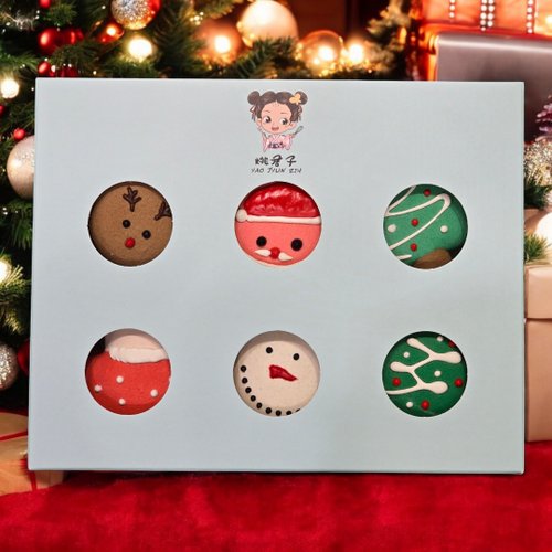 台湾 YAO JYUN ZIH 【クリスマス限定マカロン6個入】糖質制限