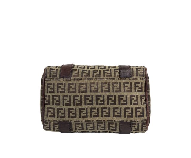 日本直送 名牌中古包 】FENDI フェンディ ズッキーノ ハンドバッグ
