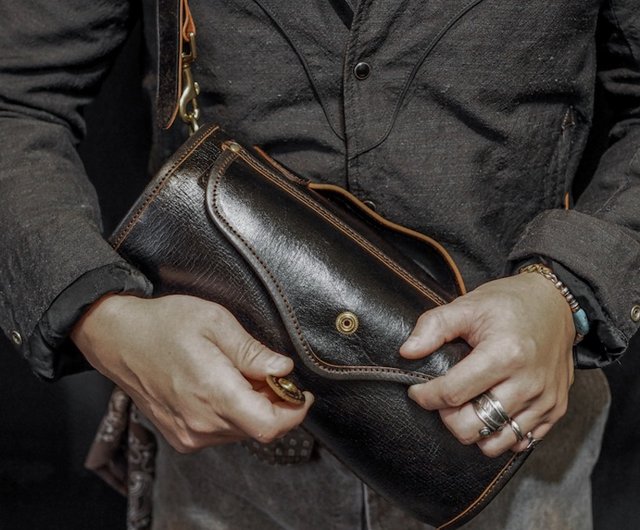 送料無料】台湾 3-way Leather Drum Bag 手提げ/肩掛け/サイドバッグの