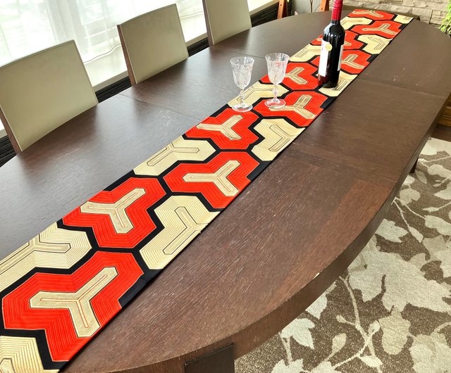 西陣織 着物 帯 テーブルランナー NTR001 Japanese style by C