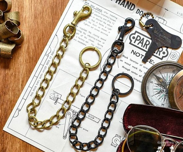 送料無料 15%OFF】台湾 グラッドハンドチェーンキーリングイエローキー