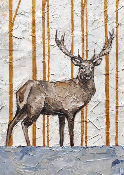 F10 油絵『鹿の骨の習作』 F10 油絵『鹿の骨の習作』 F10 油絵『鹿の骨