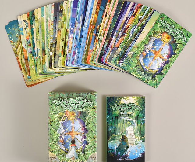 森の精霊のタロット 魔法アニメ風 ファンタジーカード コレクターズ