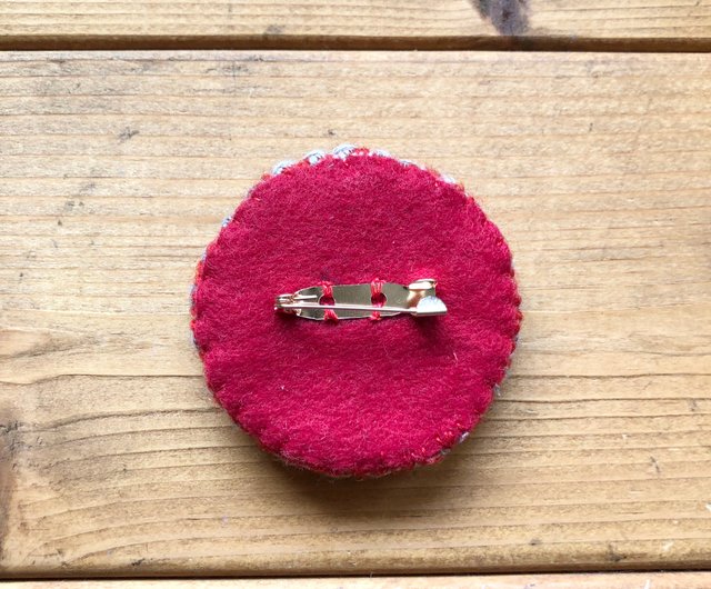 ブローチ ミナペルホネンタンバリン ハンドメイド kanonn | ブローチ