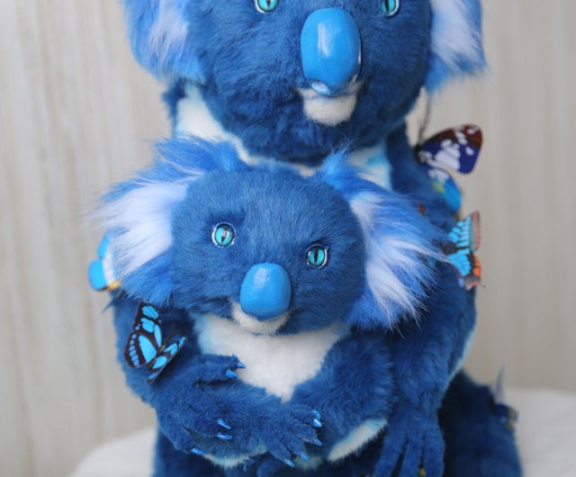 送料無料】ロシア コアラファミリー、リアルなおもちゃ。 OOAKおもちゃ