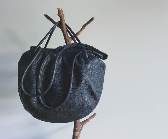 台湾 ear PAPILLONNER 牛革ミニバッグ / バケツバッグ / ショルダー