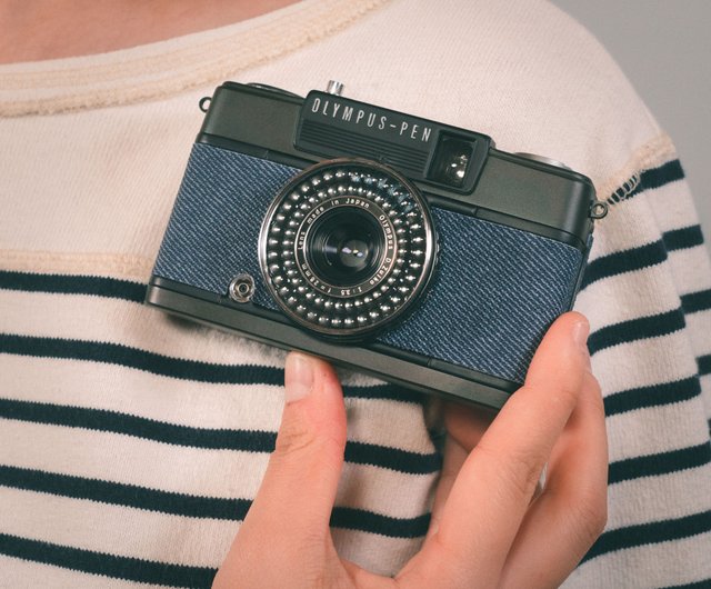 OLYMPUS PEN EE-3 Indigo Blue インディゴブルー フィルムカメラ専門店