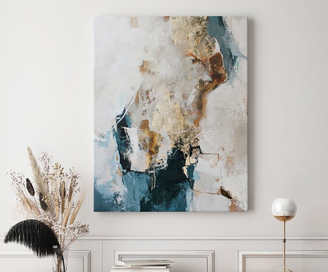 送料無料 30%OFF】ウクライナ ブルーゴールドの絵画 | ブルーゴールド