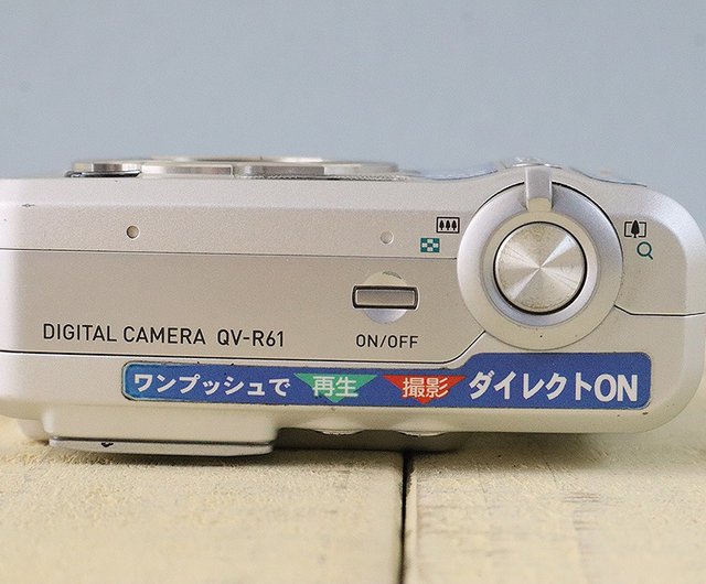 完動品】CASIO QV-R61 コンパクトデジタルカメラ S/N 1001498 P006 mi