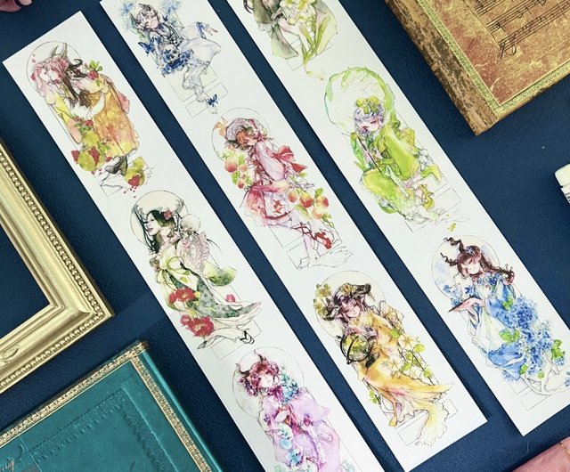 妖精 和風伝説 PET & 和紙テープ 10m巻 台湾製 田小宝的星空