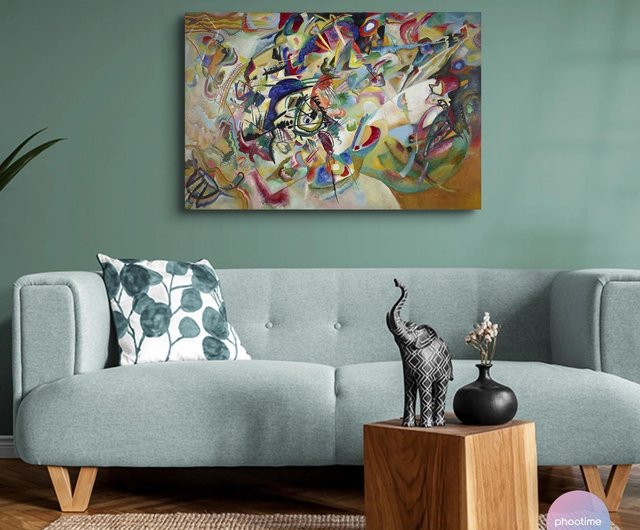 台湾 コンポジション No. 7 カンディンスキー ジクレー 額なし絵画