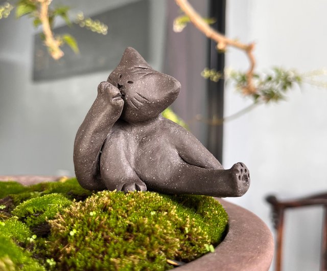 台湾 ㄘ足コキㄉ猫/陶器人形 tuoceramics - Pinkoi