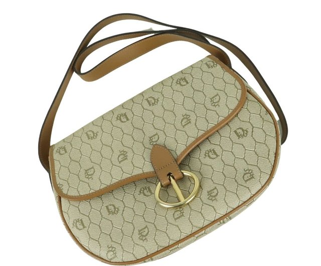 送料無料】クリスチャン ディオール ハニカム柄 ショルダーバッグ