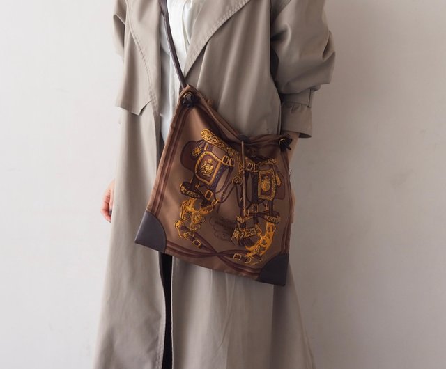 HERMES エルメス シルキーシティ PM ショルダーバッグ スカーフ