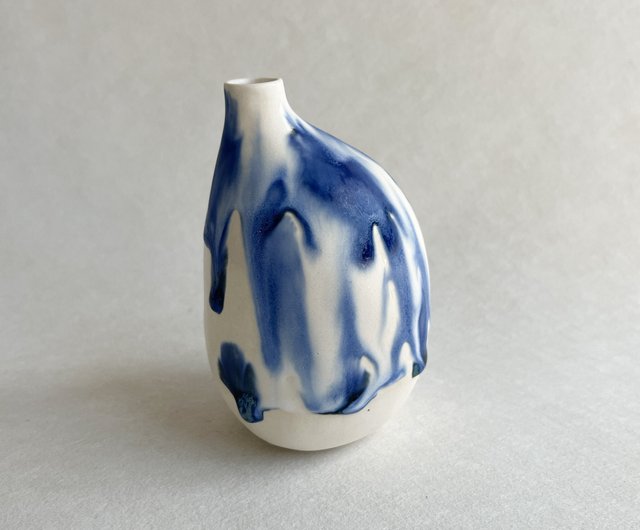 送料無料】台湾 花入 花瓶 陶芸 手作り陶器 ツーもち-陶磁器 - Pinkoi