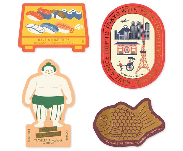 台湾 トラベラーズノート 東京限定ステッカーセット TRAVELER'S