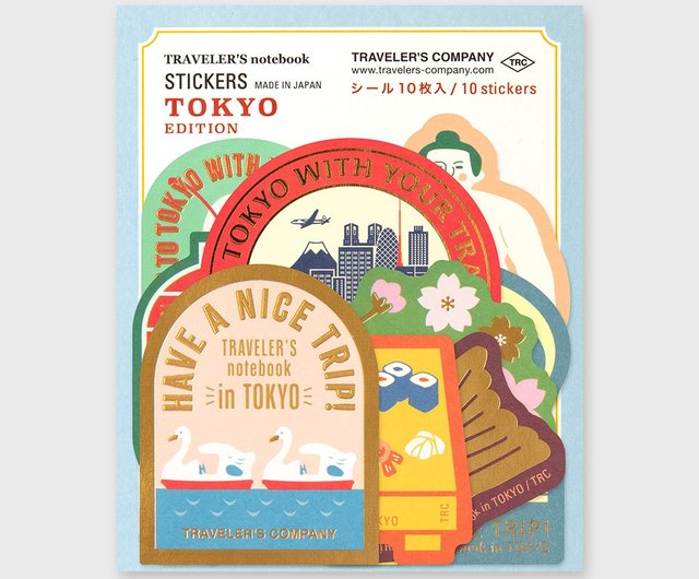 台湾 トラベラーズノート 東京限定ステッカーセット TRAVELER'S