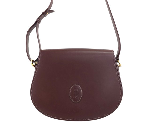 日本直送 名牌中古包 】Cartier カルティエ ロゴ ショルダーバッグ