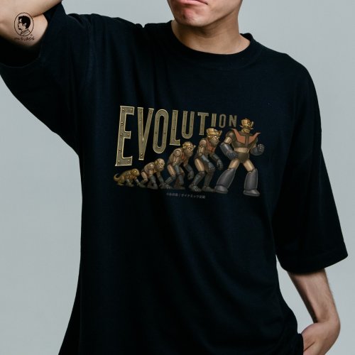 台湾 日本マジンガーZ × EVOLUTION コラボ T シャツ Mr.Sci科学工場