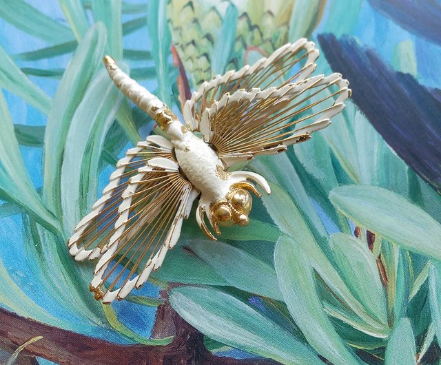 台湾 Vintage Jewelry 古い時 ジュエリー MONET スプレイフィラメント