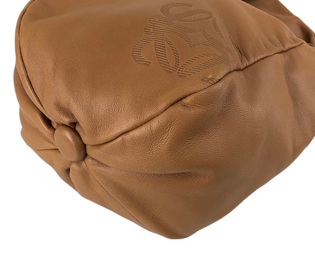 日本直送 名牌中古包 】LOEWE ロエベ ショルダーバッグ キャメル