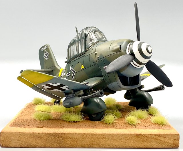 送料無料】台湾 Q版 第二次世界大戦 ドイツ Ju 87 シュトゥーカ 急降下