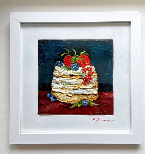 油絵 菅家令子インテリア 額付(黒) uF6-061303 静物 かぼちゃ 油絵