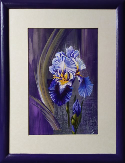 送料無料】カザフスタン 作者の絵 – アイリス。自然からのインスピ