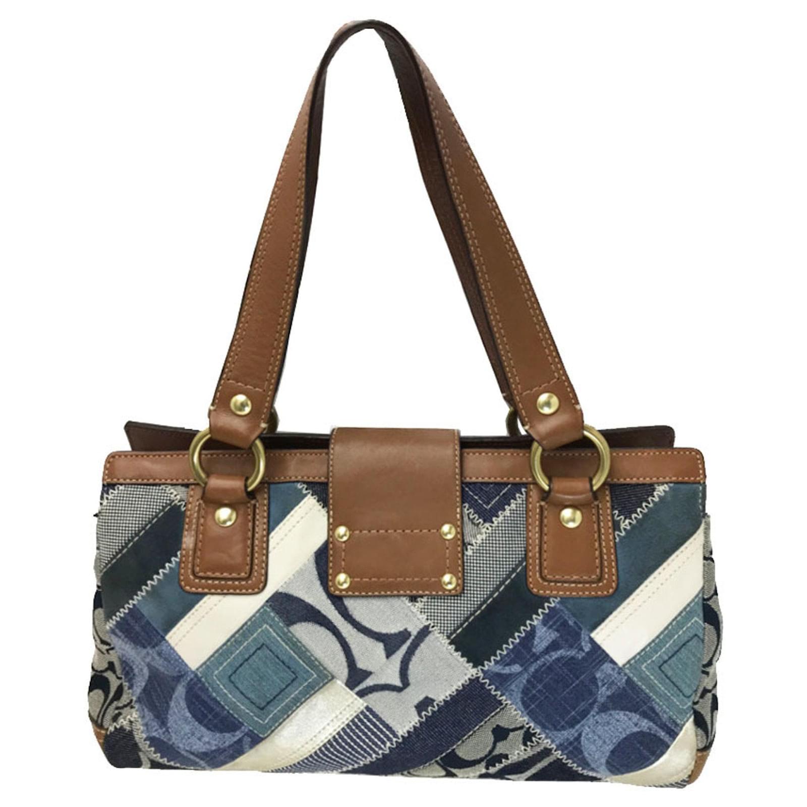 Coach Patchwork Blue Denim ref.832714 - Joli Closet