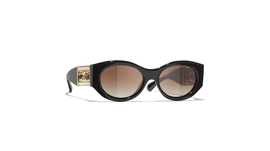 Sunglasses CHANEL CH5536Q C622/S5 52-18 Black in stock