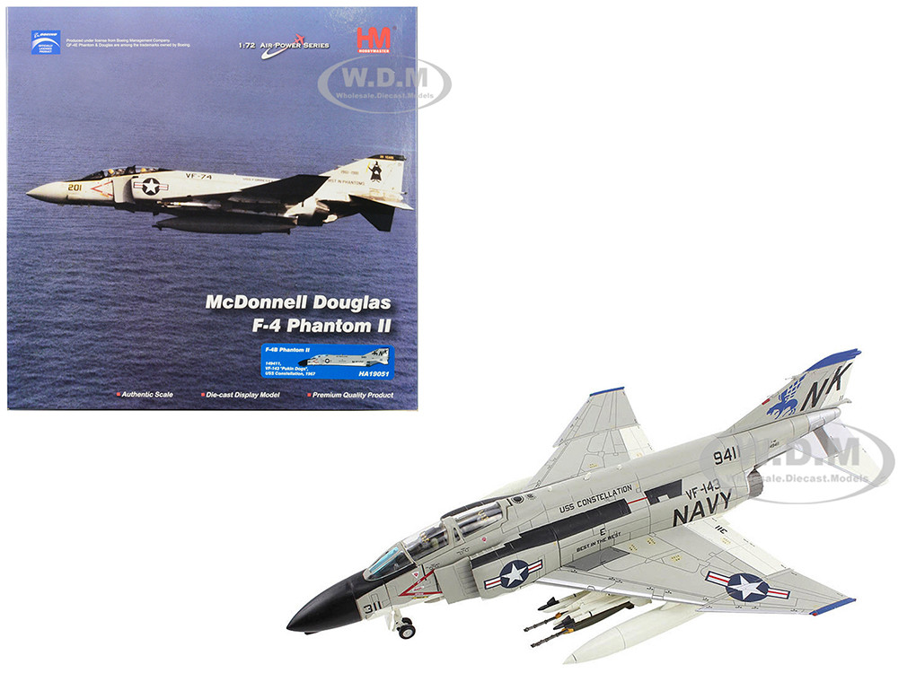ホビーマスター F-4B ファントム VF-143 HA19051 ホビーマスター F-4B